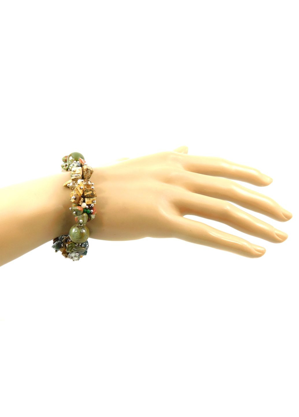 Эксклюзивный браслет "Карамельный вкус" Яшма 18 Fursa fashion (322313706)