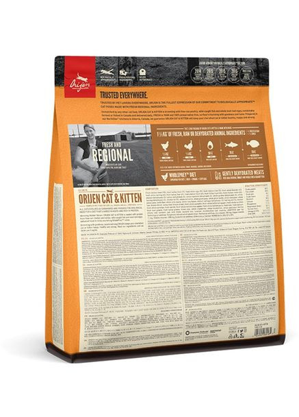 Сухой корм для молодых и взрослых кошек всех пород Cat & Kitten 1.8 кг (o28018) Orijen (364786463)