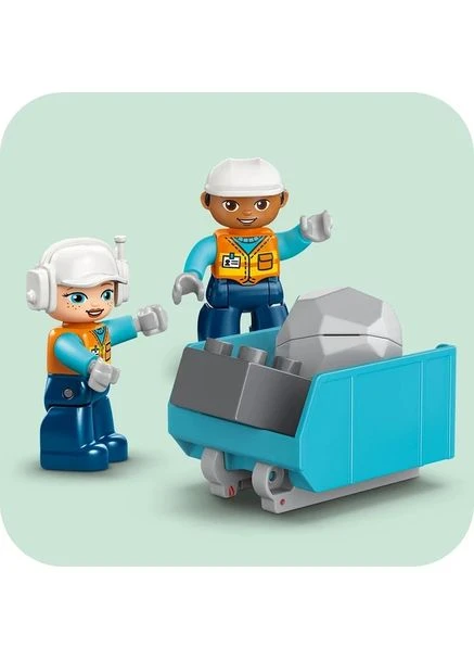 Конструктор DUPLO Town 3-в-1 Строительная техника 10475, 22 детали, 2 фигурки, от 2 лет Lego (400492703)
