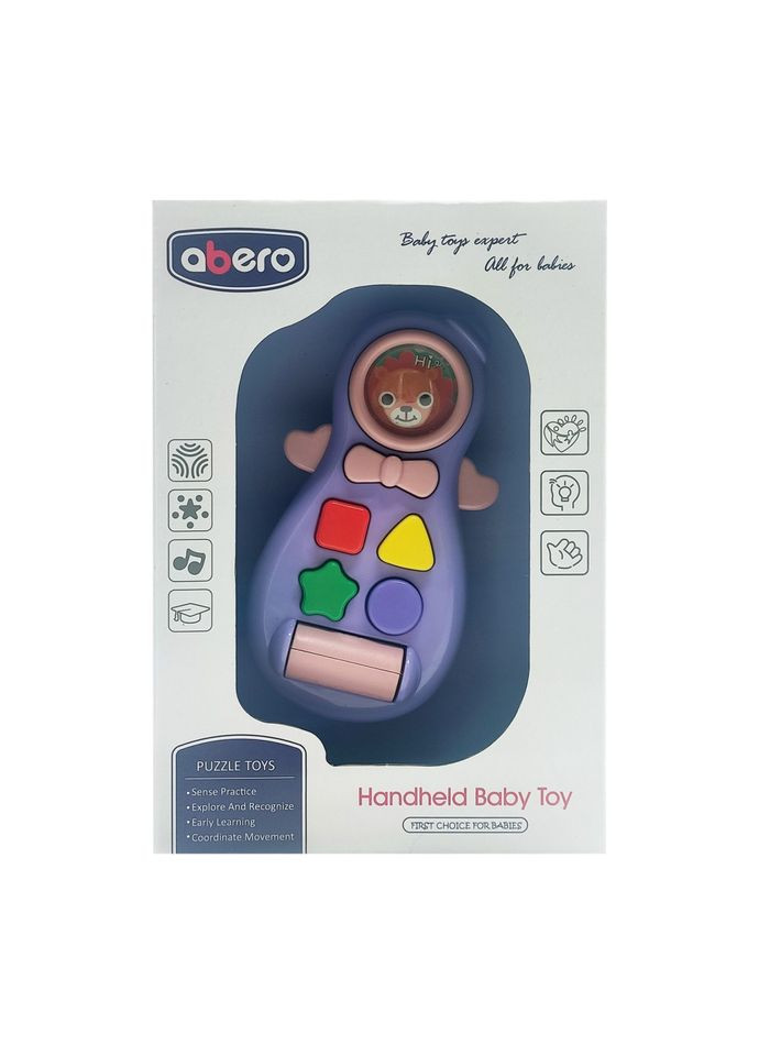 Детский мобильный телефон QX-9117 со звуком Фиолетовый Abero (316269471)