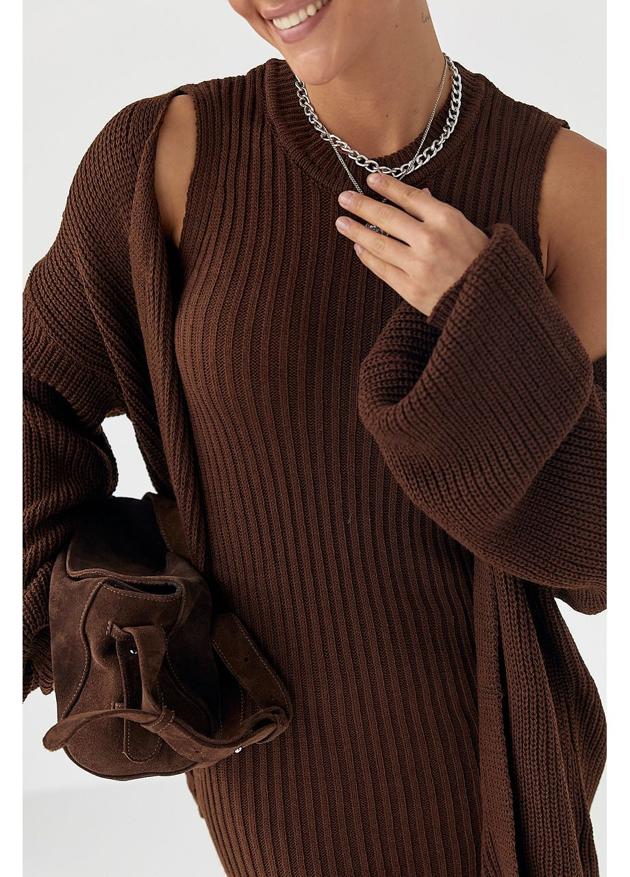 В'язаний костюм з сукнею та кардиганом Lurex (362622504)