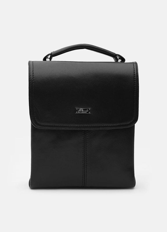 Сумка чоловіча через плече шкіряна T1tr0029bl Чорний Ricco Grande (302008589)