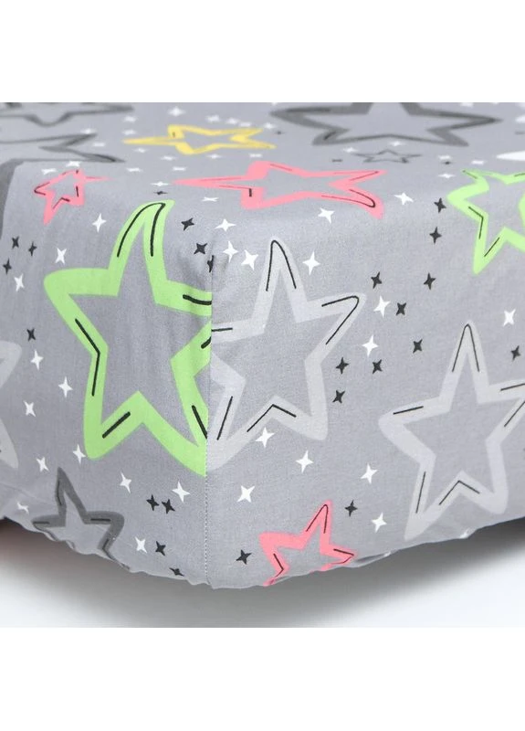 Простыня на резинке Бязь Gold Люкс 150х200х10 см (MS-850006072) Moon&Star Cosmic Party (394448493)