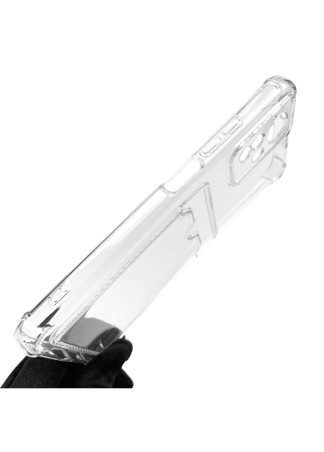 Чехол для Redmi Note 12S 4G с бронь углами с карманом для k-pop на сяоми редми нот 12с прозрачный Xiaomi (366022405)