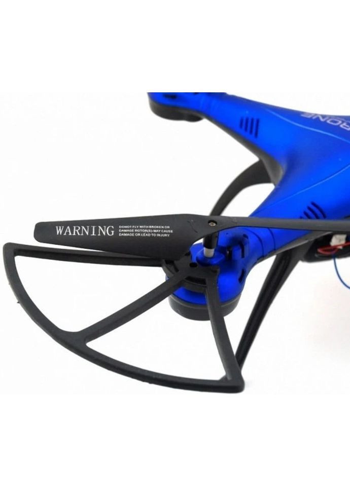 Квадрокоптер на радиоуправлении дрон 1 Million Drone c LED подсветкой Синий (2104618860) No Brand (370606361)