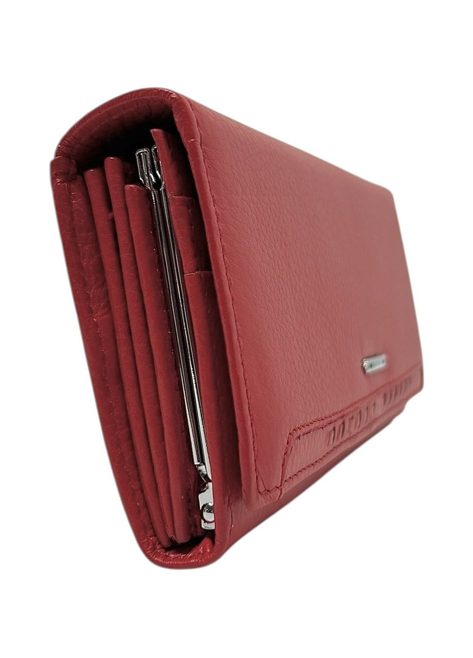 Жіночий гаманець з натуральної шкіри Bodenfendy B806-178 бордовий 18.5 х 9 х 3 Cossni (367263642)