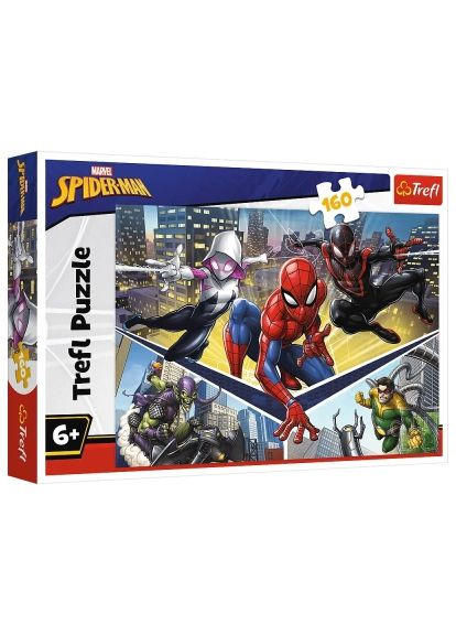 Пазл (5900511154221) Trefl Spiderman Сила людини-павука 160 елементів (366066409)