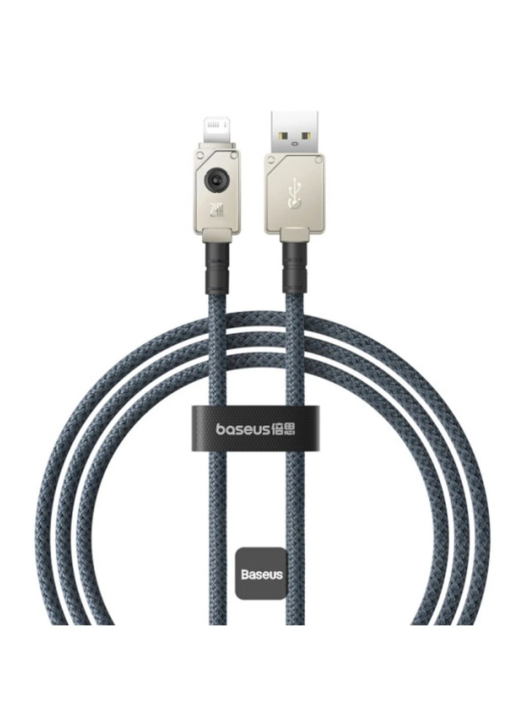 Дата кабель Unbreakable Series Fast Charging USB to Lightning 2.4A 1m (P10355802111-0) Baseus (315499426)