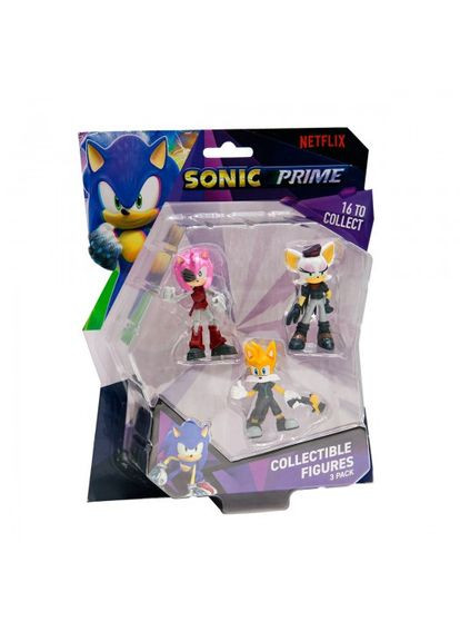 Набор игровых фигурок Prime – Ребел Руж, Тэйлз, Расти Роуз Sonic (290111362)