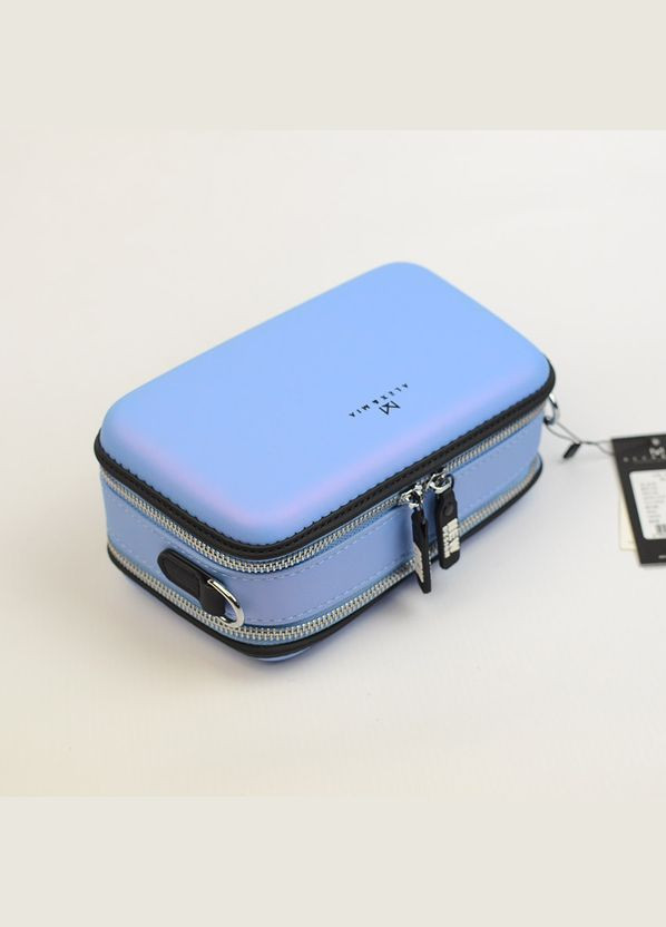 Блакитна жіноча маленька сумка крос боді через плече на два відділення Alex&Mia (338182415)