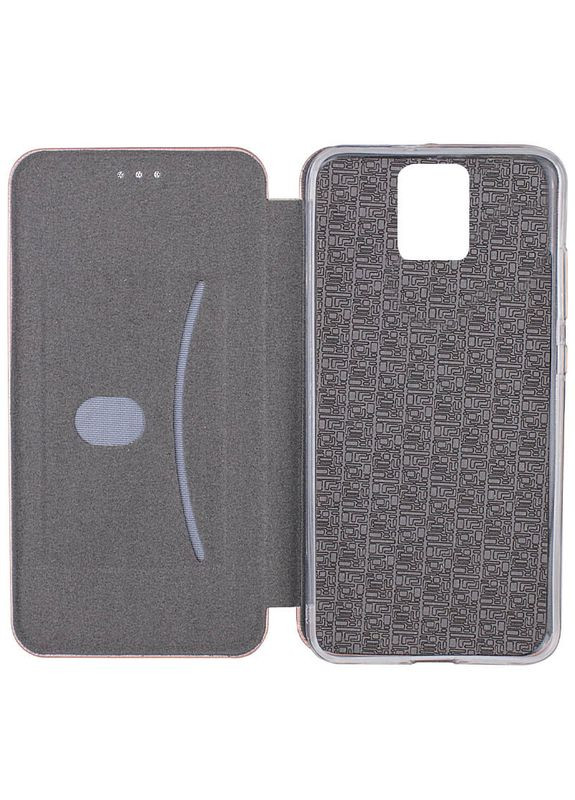 Шкіряний чохол-книжка Classy для Xiaomi Redmi Note 9s / Note 9 Pro / Note 9 Pro Max Rose Gold No Brand (345560914)