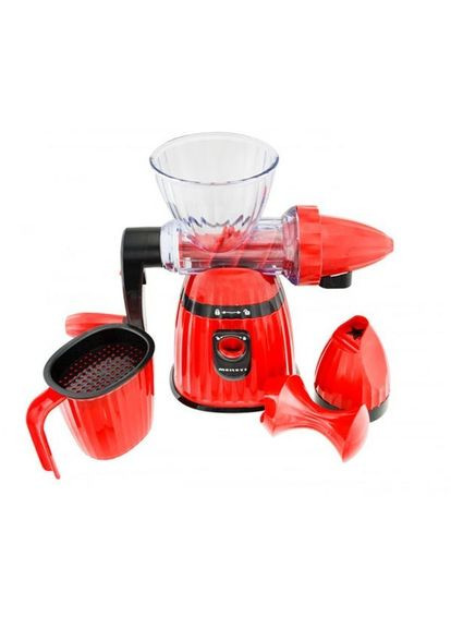 Соковыжималка ручная механическая шнековая MLY-662 красная Meileyi (365752141)