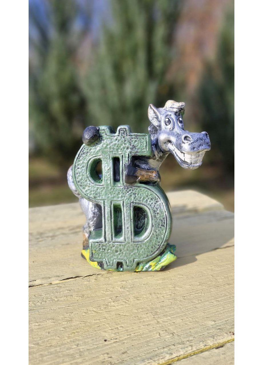 Копилка Конь с долларом17*14*9 см символ года No Brand (368999194)