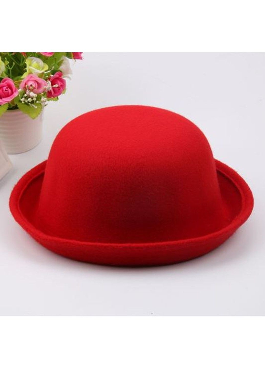 Капелюх Казанок червоний No Brand (301038098)