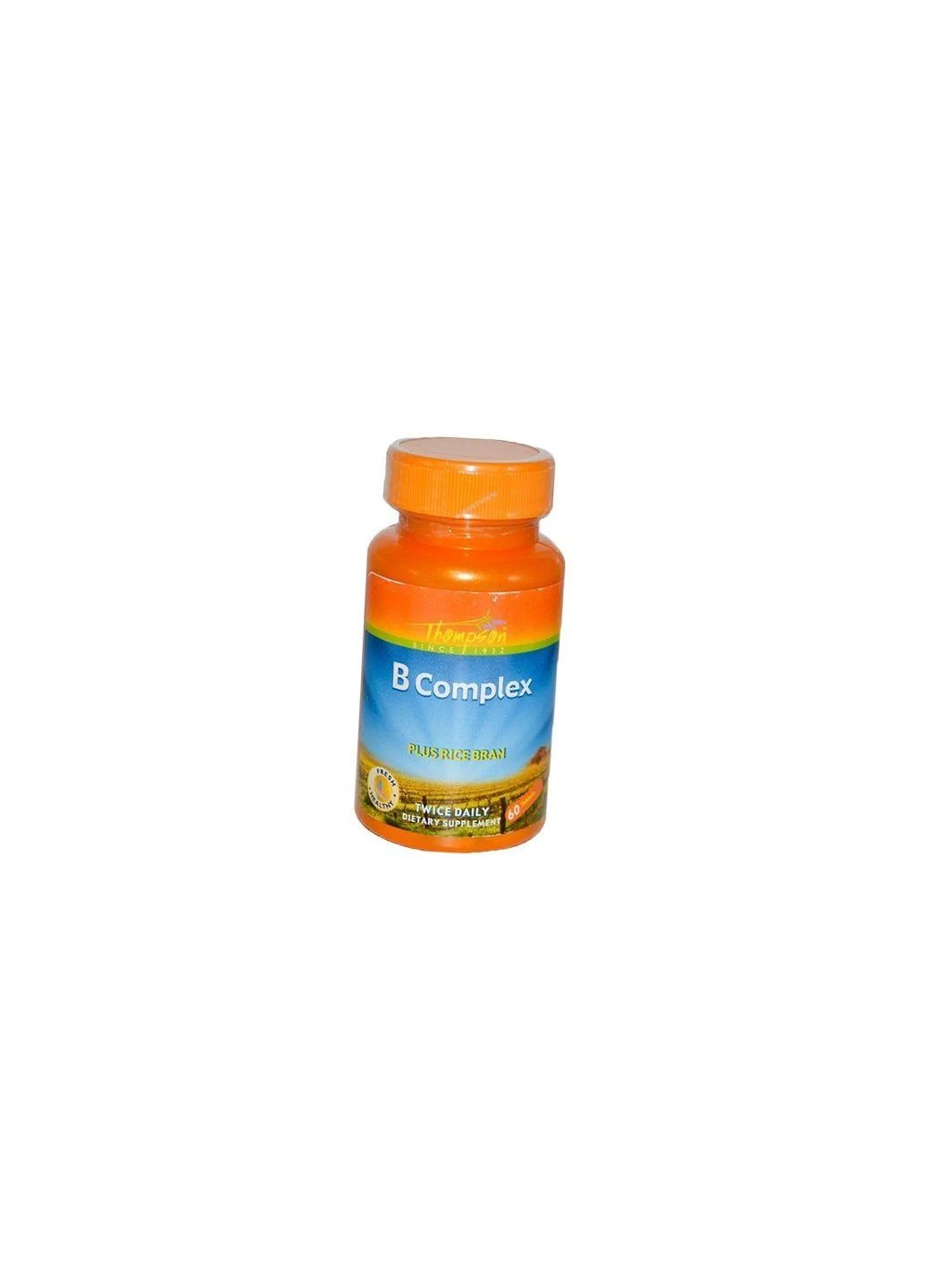 В-комплекс з Рисовими Висівками, Vitamin B Complex With Rice Bran, 60таб (36412009) Thompson (293256628)