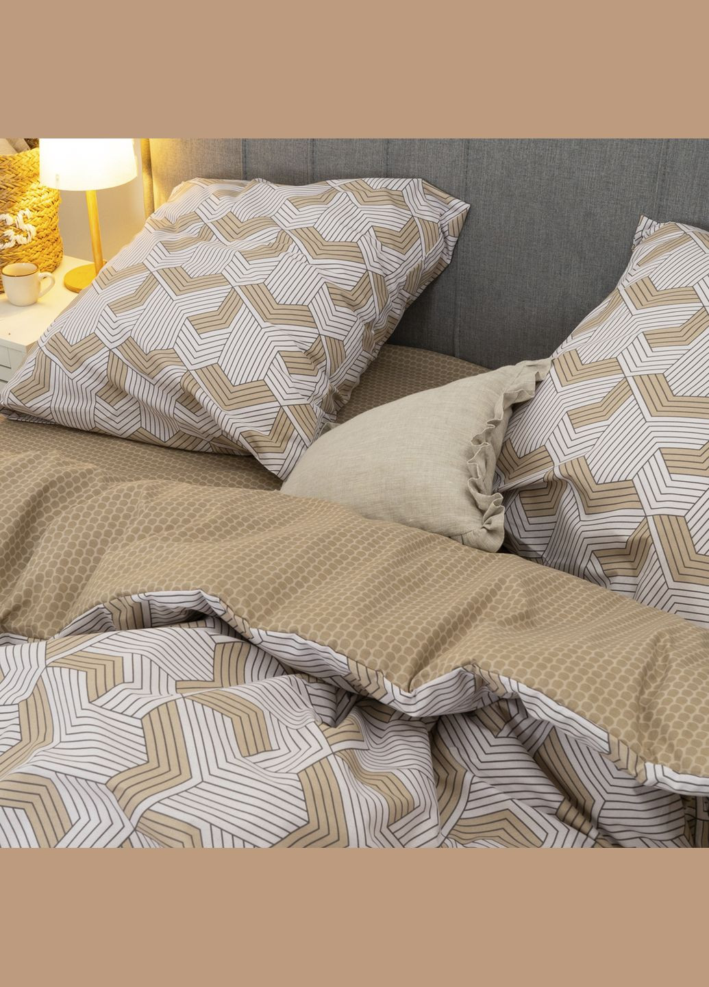 Комплект постільної білизни Полуторний Ранфорс 24270 Viluta (365289229)