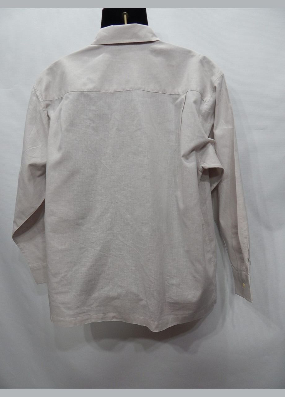 Бежевая кэжуал рубашка No Brand