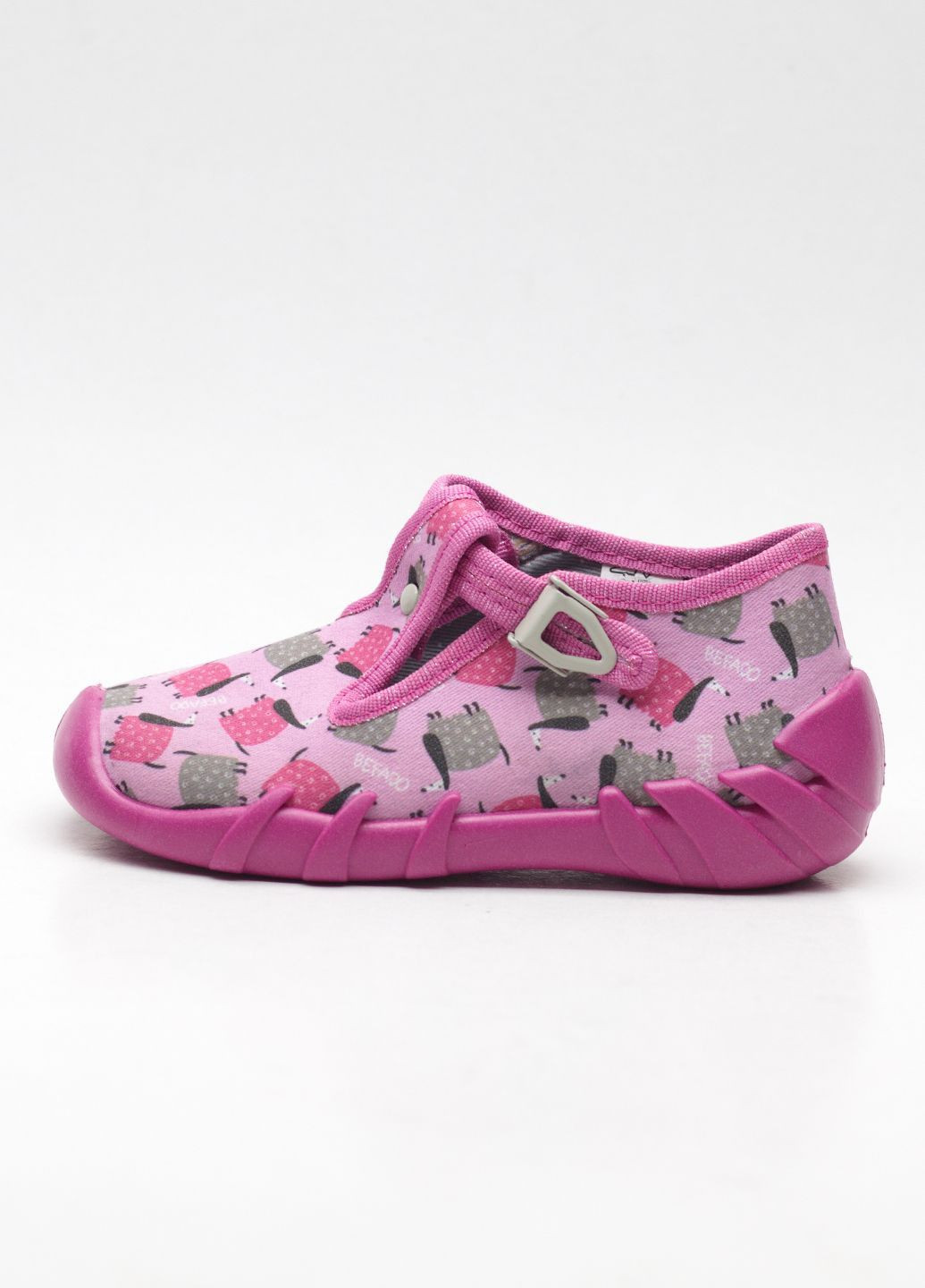 Капці дитячі текстильні рожеві для дівчаток Befado 110P508N (341278555)