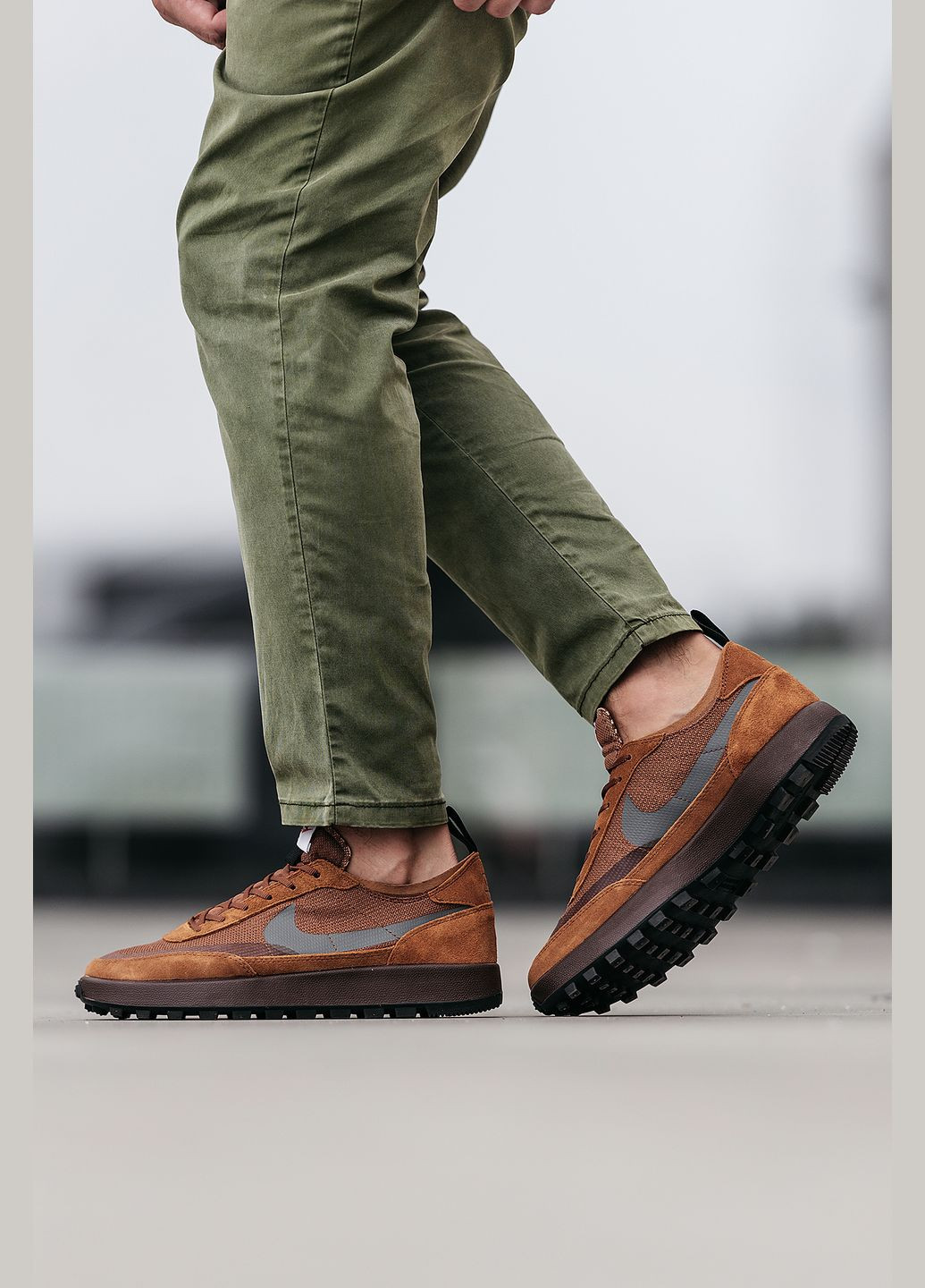 Коричневі Осінні кросівки чоловічі nike craft x tom shachs brown | найк крафт коричневі No Brand