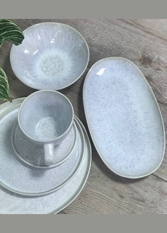 Блюдо Уайт стоун JM-1977-W 27 см Olens (347229577)