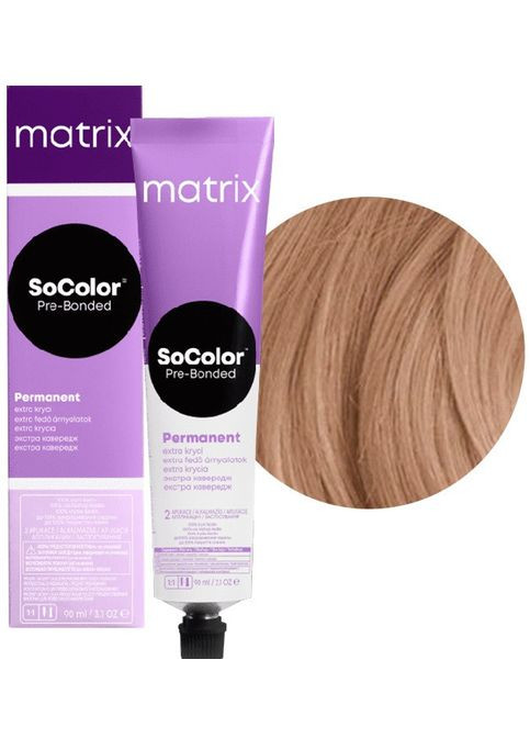 Стойкая кремкраска для волос SoColor Pre-Bonded Extra Coverage 508NW светлый блондин Matrix (292736076)