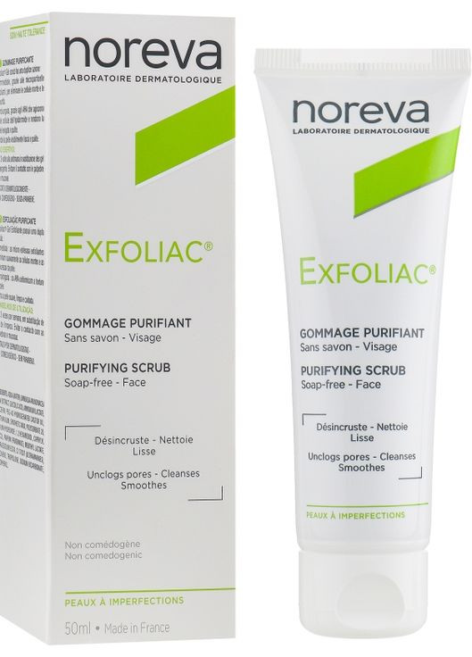 Скраб очищувальний Exfoliac Purifying Scrub 50ml (592463-2964) Noreva (369123129)