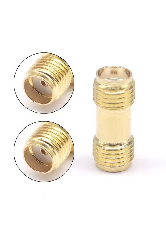 SMA перехідник з SMA female на SMA female без штирків з 2-х сторін (100852) OEM (326803231)