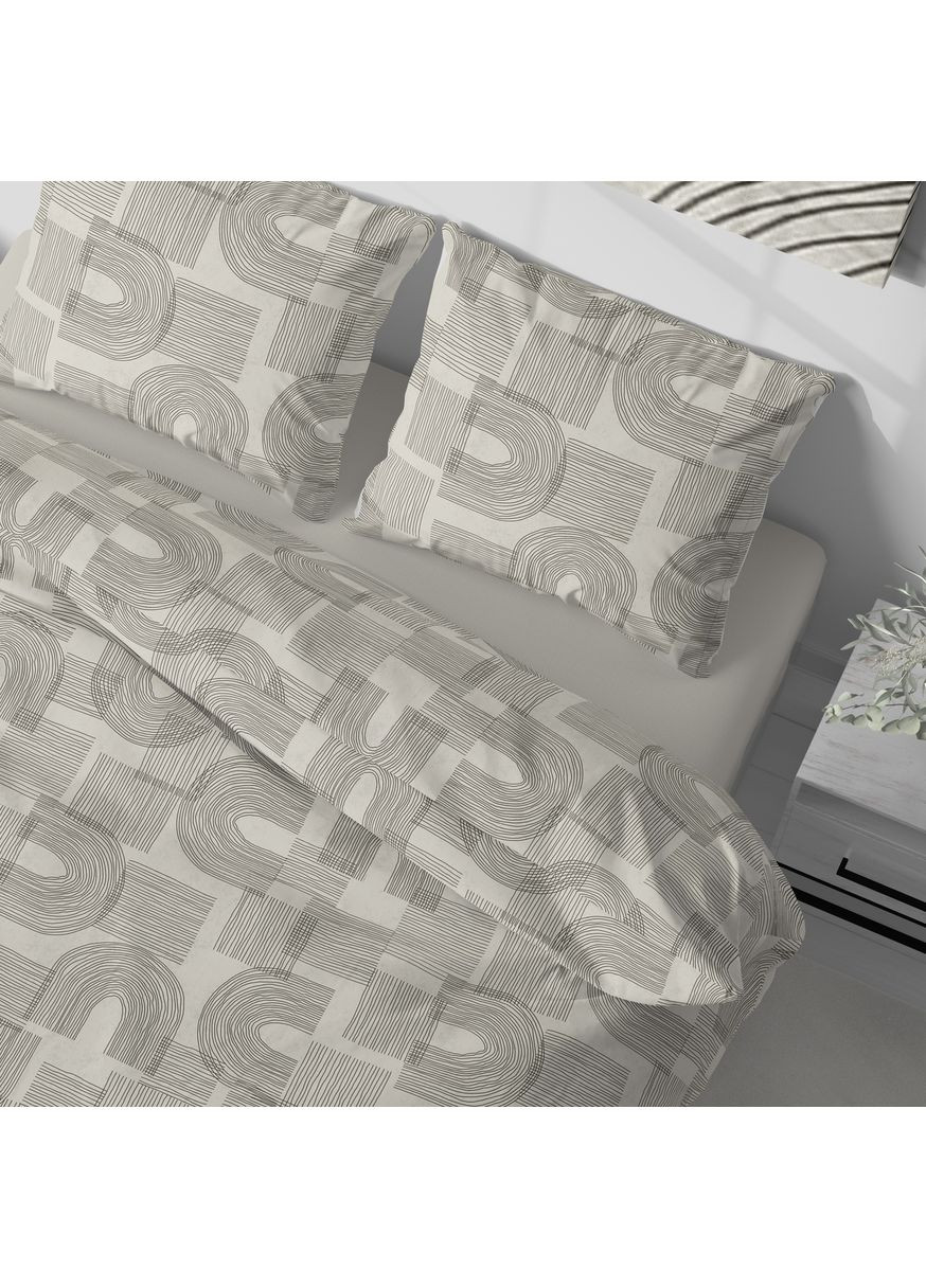 Постельное белье, Поплин, Темно-Бежевой, Полутораспальный, L-2047 Lelit (362267582)