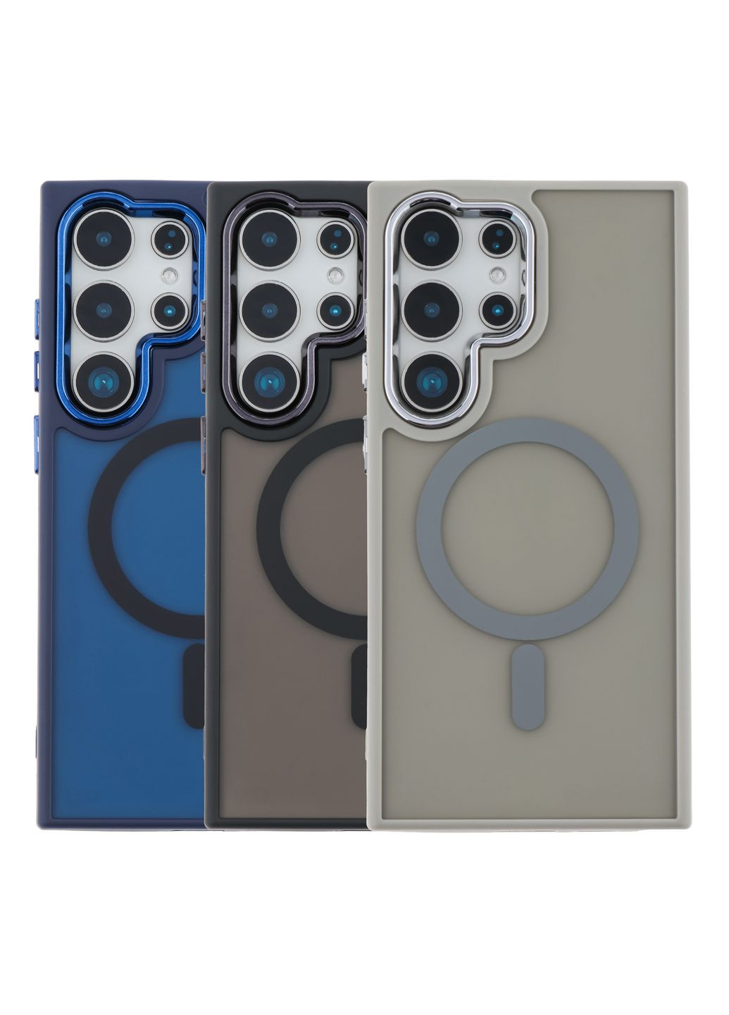 Чохол TPU+PC with Magsafe для Samsung Galaxy S25 Ultra 5G (S938) Black No Brand Samsung Galaxy S25 Ultra 5G (S938) (336151055)