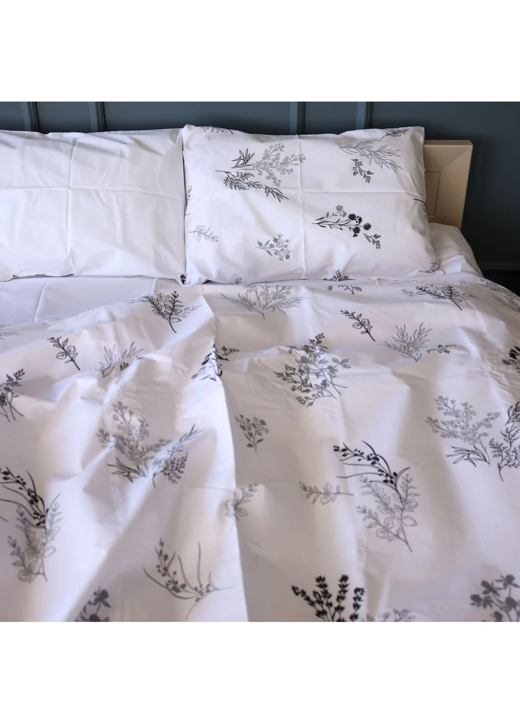 Комплект постельного белья Бязь 17-0956 White Botanica Mirson (399453224)