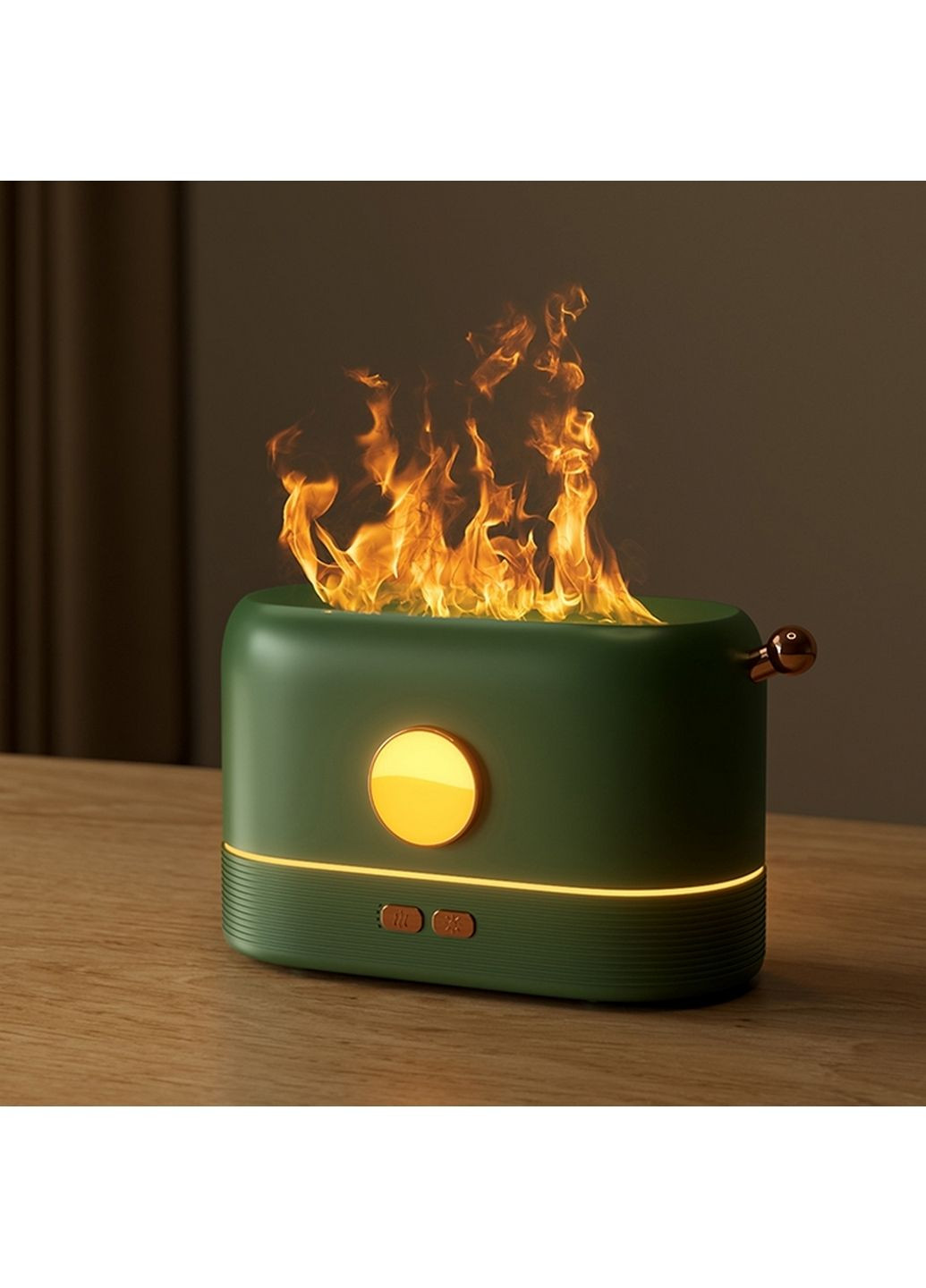 Увлажнитель воздуха портативный KC-026 аромадифузор электрический, эффект пламени Kinscoter (293419468)