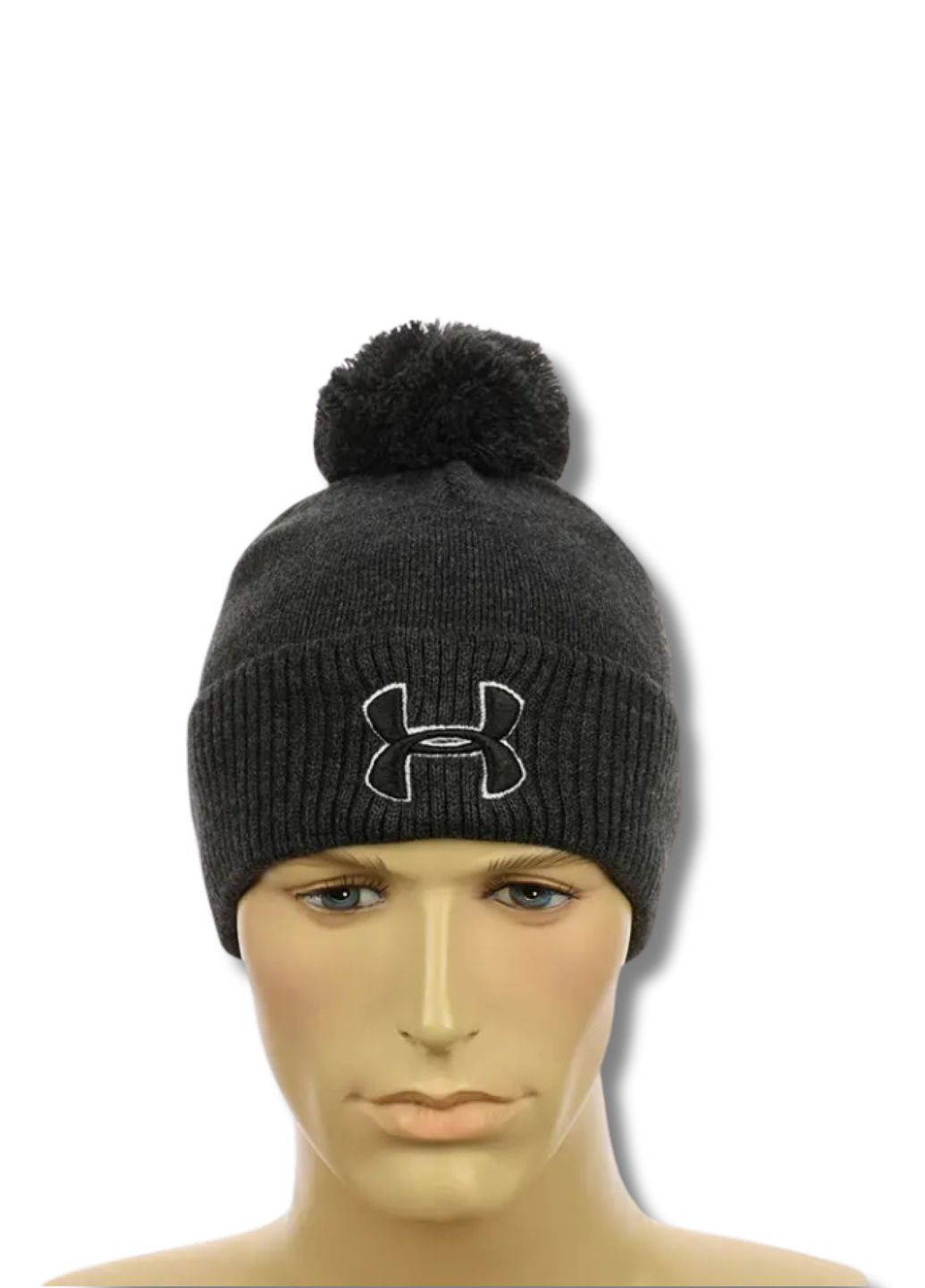 Зимова шапка з помпоном Андер Армор / Under Armour No Brand Шапка с помпоном (360245313)