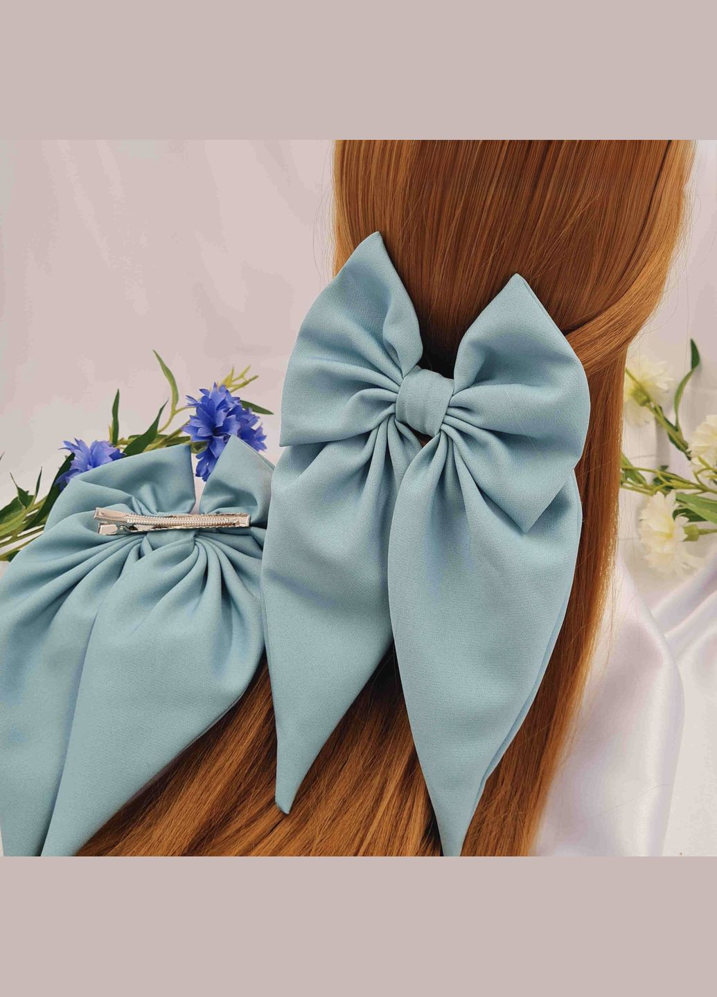 Бант большой креп заколка Cleopatra 555-32 (330775114)