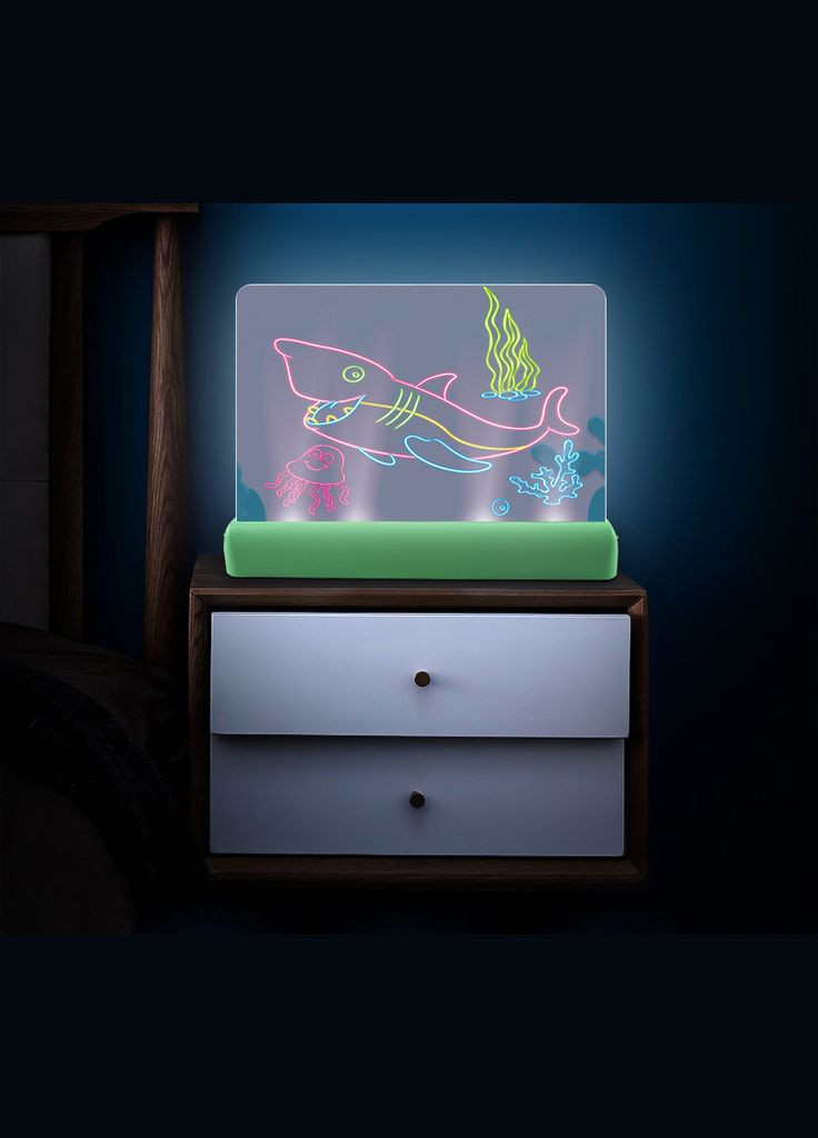 Магічна флуоресцентна 3D дошка для малювання 32*24 см Tenwin (322635150)