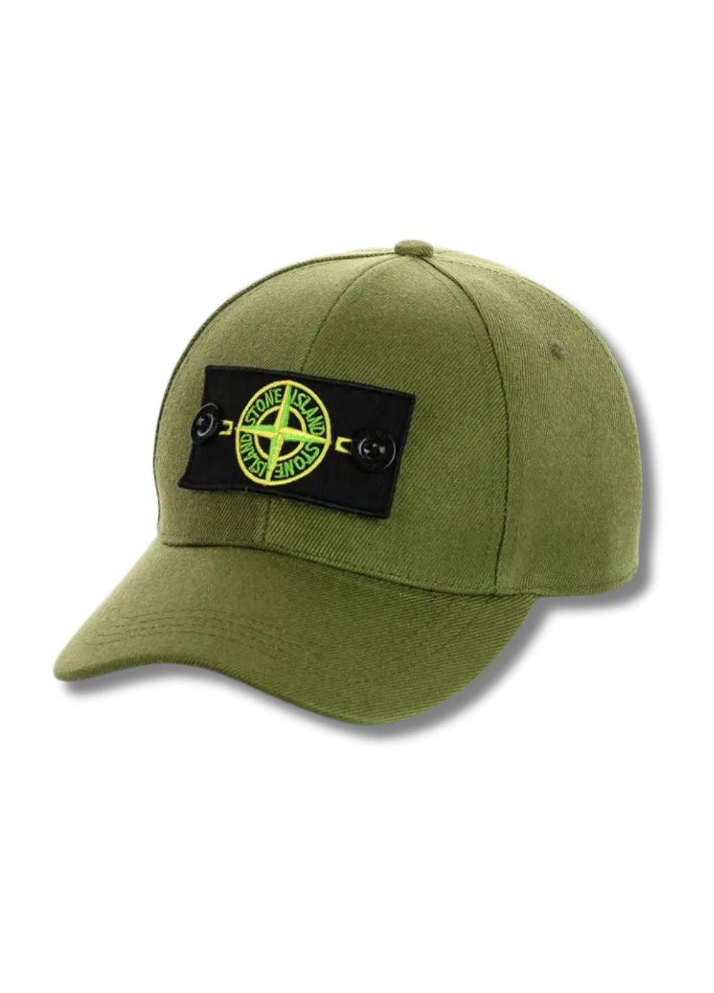 Мужская кепка с патчем Стон Айленд / Stone Island No Brand Чоловіча кепка з вишивкою (335806922)