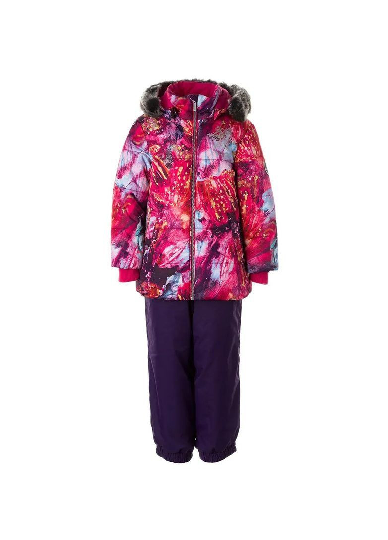Фуксинова (колору Фукія) комплект зимовий belinda 1: куртка + напівкомбінезон, р.86, фуксія з фіолетовим () Huppa 45090130-11463-086
