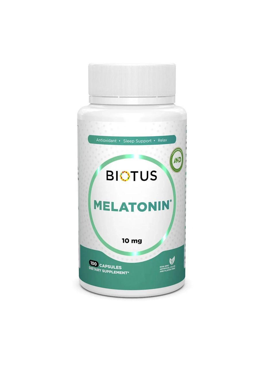 Мелатонін Melatonin, 10 мг, 100 капсул Biotus (361116778)