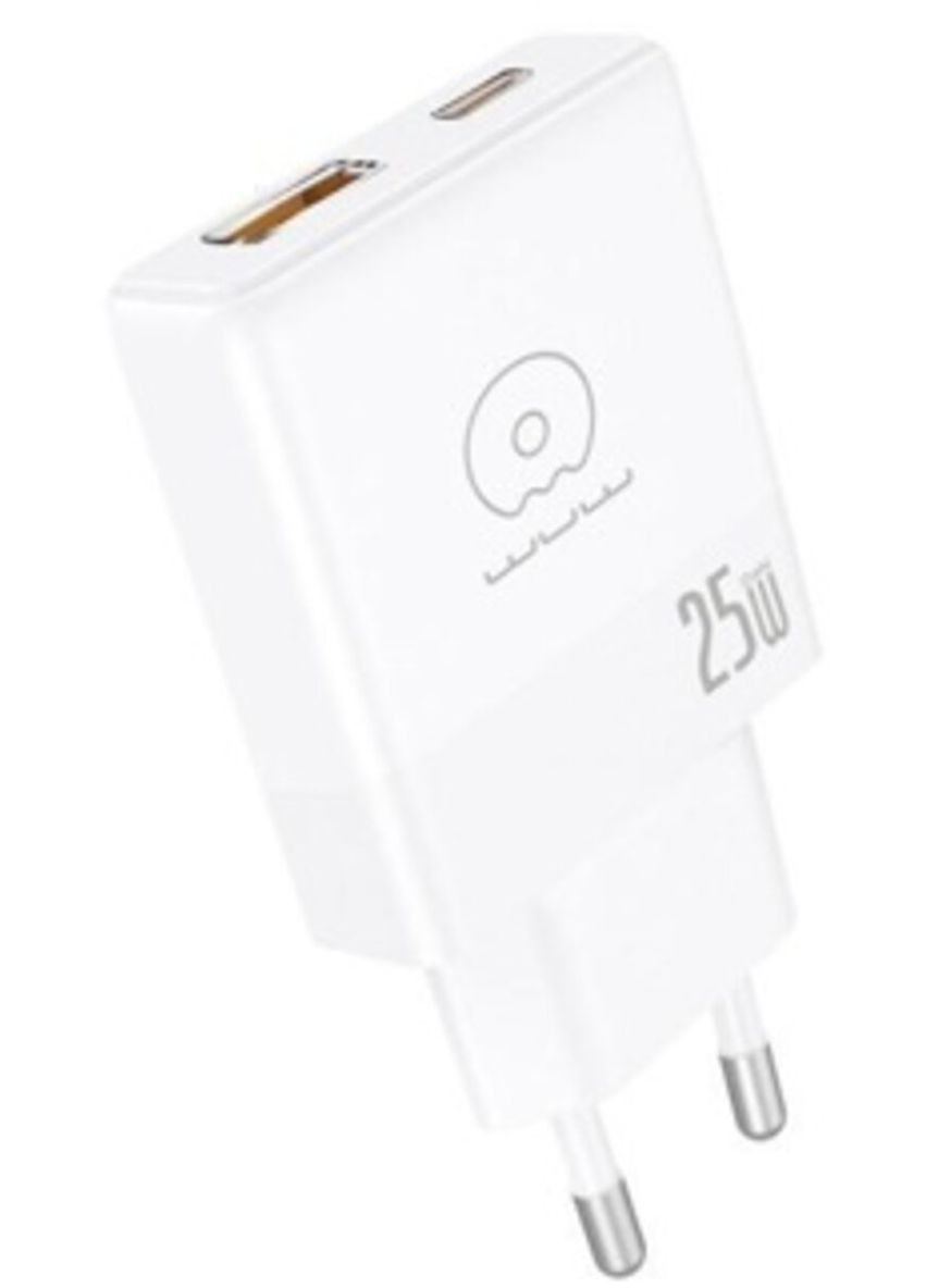 Мережевий зарядний пристрій PD 25W USB A + Type-C WUW C217 (340279516)