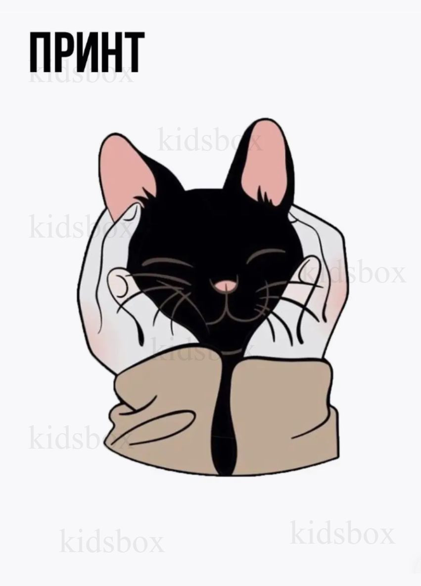 Кружка котик с принтом керамическая чашка кошка 330 мл Shantou (317206163)