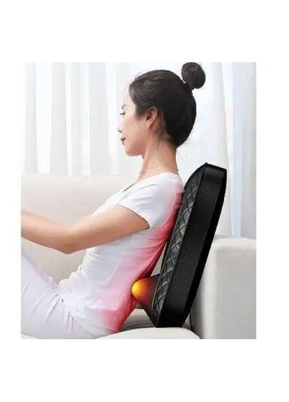 Массажер для спины на кресло, массажная подушка с роликовым массажем и подогревом Xiongding 97Z BenBo (361220292)