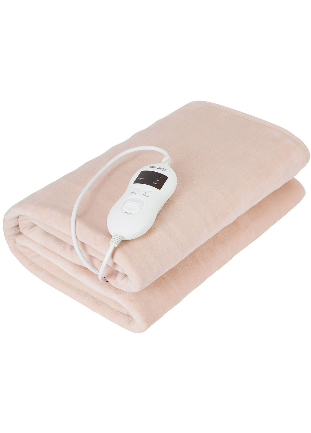 Електропростирадло CR 7423 з таймером односпальне/ 60 Вт/ 150x80/ 8 рівнів нагріву/ автовимкне Camry (370620572)