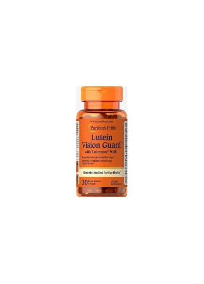 Лютеїн з цинком, Lutein Blue Light Vision Guard with Zinc,, 30 гел. капсул Puritans Pride (329199795)