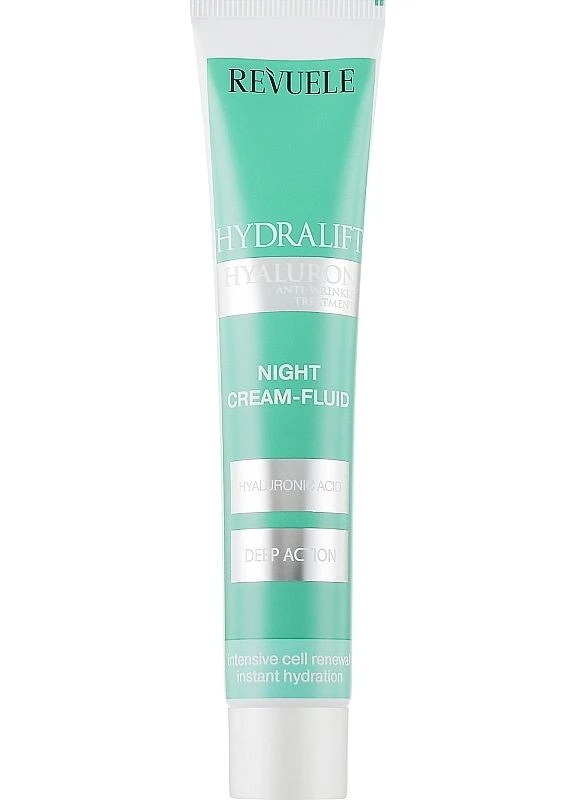 REVUELE Нічний крем-флюїд для обличчя Hydralift Hyaluron Night Cream Fluid 50ml (2-935181) — Крем, Болгарія (380122562)