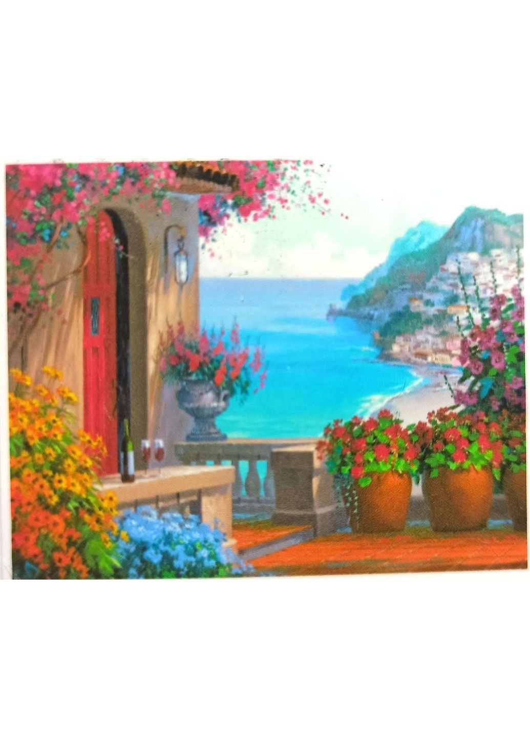 Набор алмазной вышивки Таинственный город в скале полная выкладка мозаика 5d наборы 30х40 см No Brand (332208054)