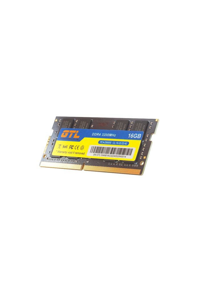 Память SODIMM, DDR4, 16Gb, 3200 MHz, 1.2V, CL22 (GTLSD16D432BK) GTL (314834332)