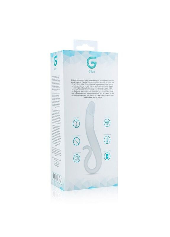 Стеклянный дилдо Glass Dildo No. 14, реалистичная головка – CherryLove Gildo (332209316)