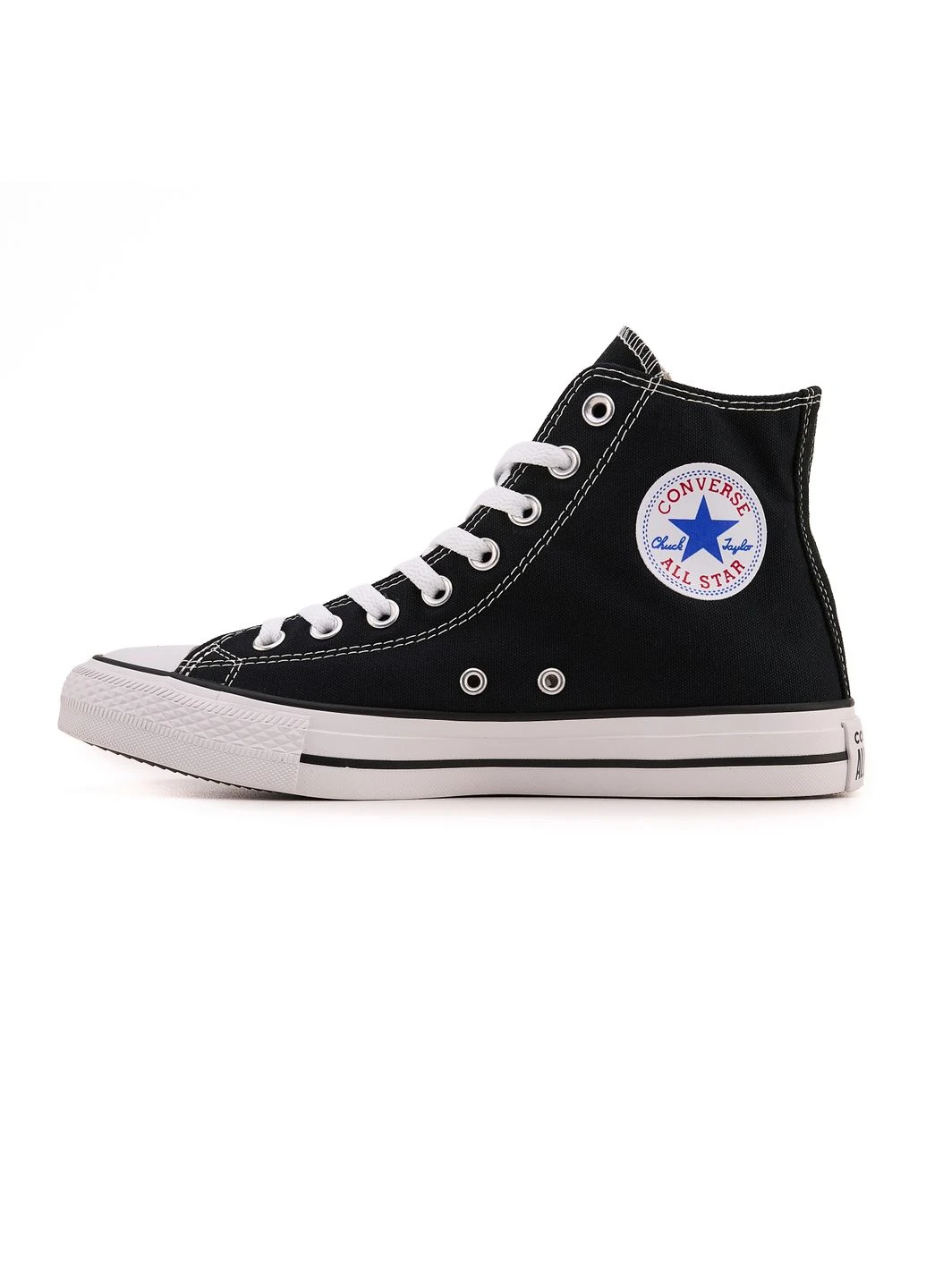 Білі літні кеди converse chuck taylor all star high black white конверс No Brand
