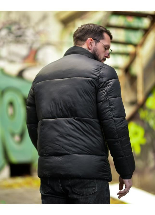 Чорна зимня зимова чоловіча куртка yzikon black No Brand