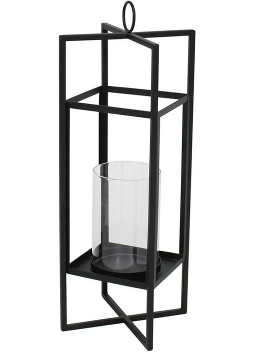 Свічник металевий Ravenna Teco 49 см зі скляною колбою No Brand (400873868)