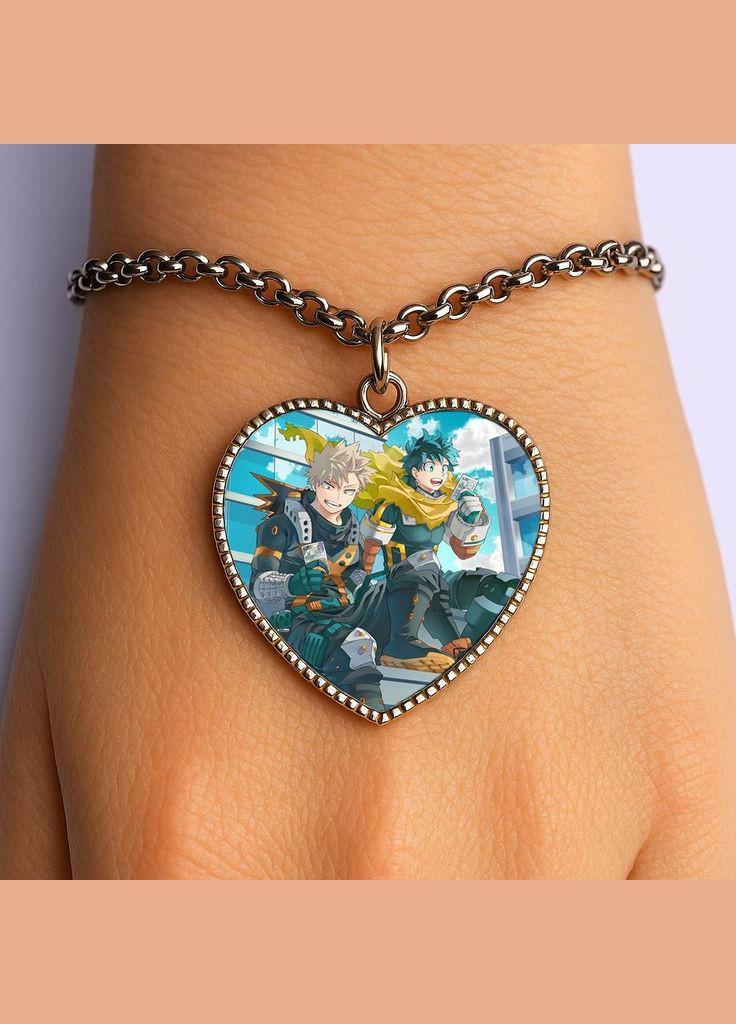 Браслет Аниме Моя геройская академия #001 (сердце) No Brand (329330917)